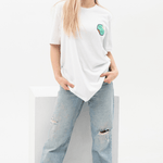 Finger Heart Tee - White - Triple Momentum