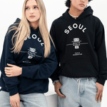 Seoul the City Hoodie - Black - Triple Momentum