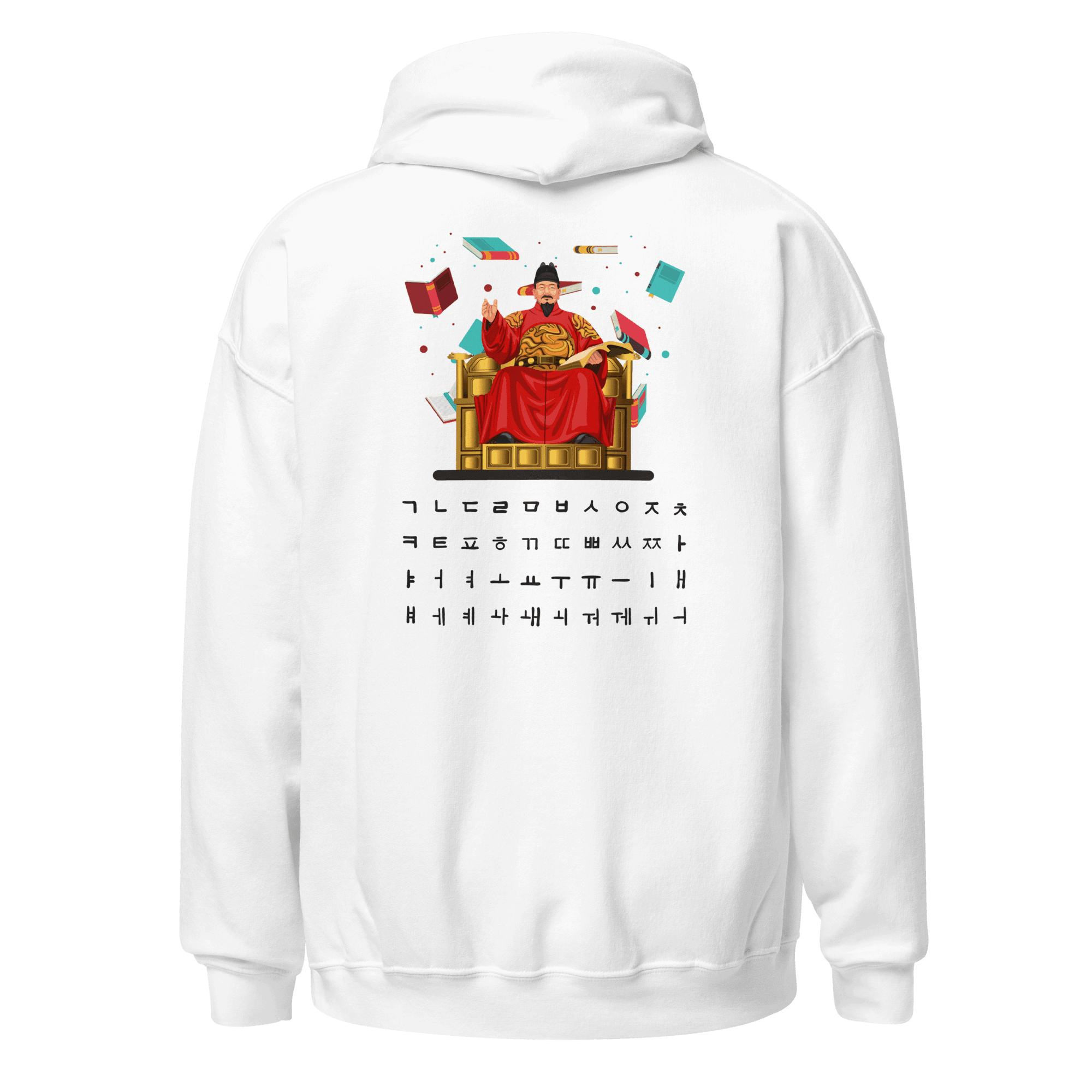 King Sejong Hoodie - White Triple Momentum