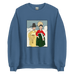 Korean Traditional Couple Sweatshirt - Indigo Triple Momentum