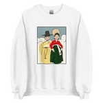 Korean Traditional Couple Sweatshirt - White Triple Momentum