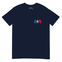 Mugunghwa Flower Tee - Navy Triple Momentum