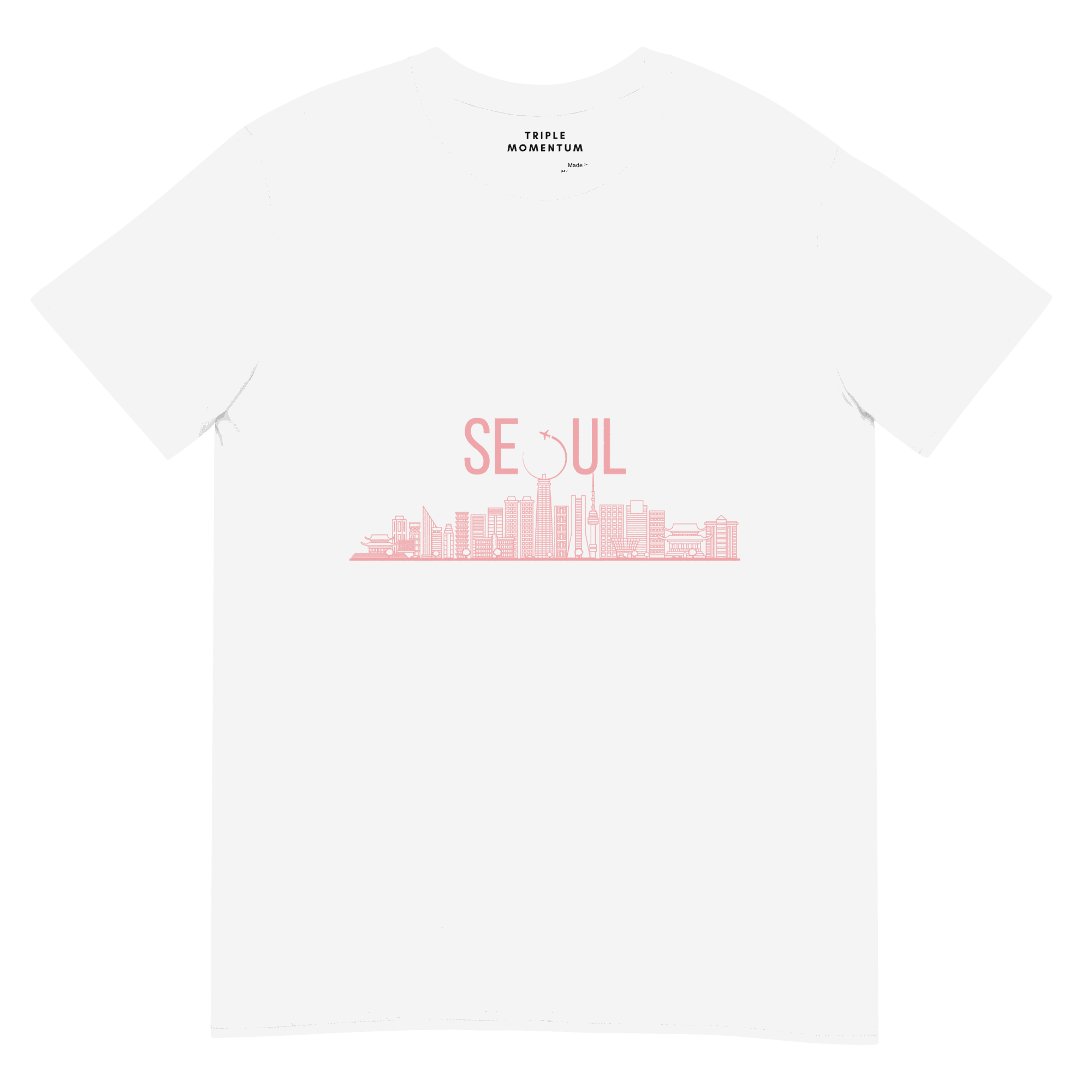 Seoul Tee - White Triple Momentum