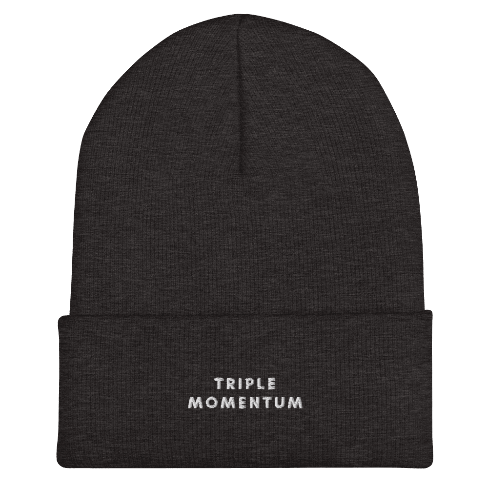 Triple Momentum Beanie - Dark Grey Triple Momentum